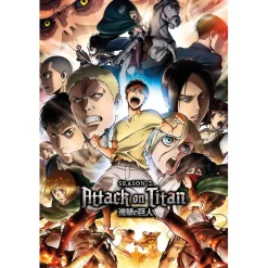 ABYSSE CORP Póster Collage Temporada 2 Attack on Titan - 91x61 cm ㅤ* Friki Zone|Merchandising