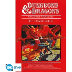 ABYSSE CORP Póster de reglas básicas Dungeons & Dragons 91,5 x 61 cm