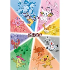 ABYSSE CORP Póster Digimon Adventure grupo 91.5 x 61 cm
