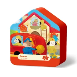 OLIVO Puzzle de animales de rescate (24 piezas)