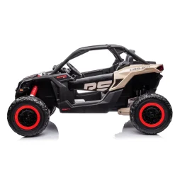 DEVESSPORT Quad eléctrico Can Am Maverik 24 V – 2 plazas