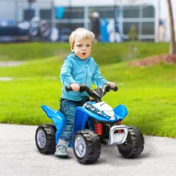 Homcom Quad eléctrico Honda azul