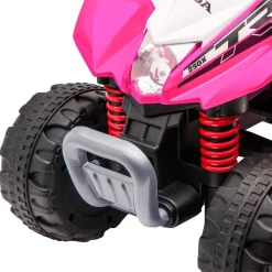 Homcom Quad eléctrico Honda rosa* Vehículos De Batería O A Pedales