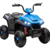 AIYAPLAY Quad eléctrico para niños Azul y Negro