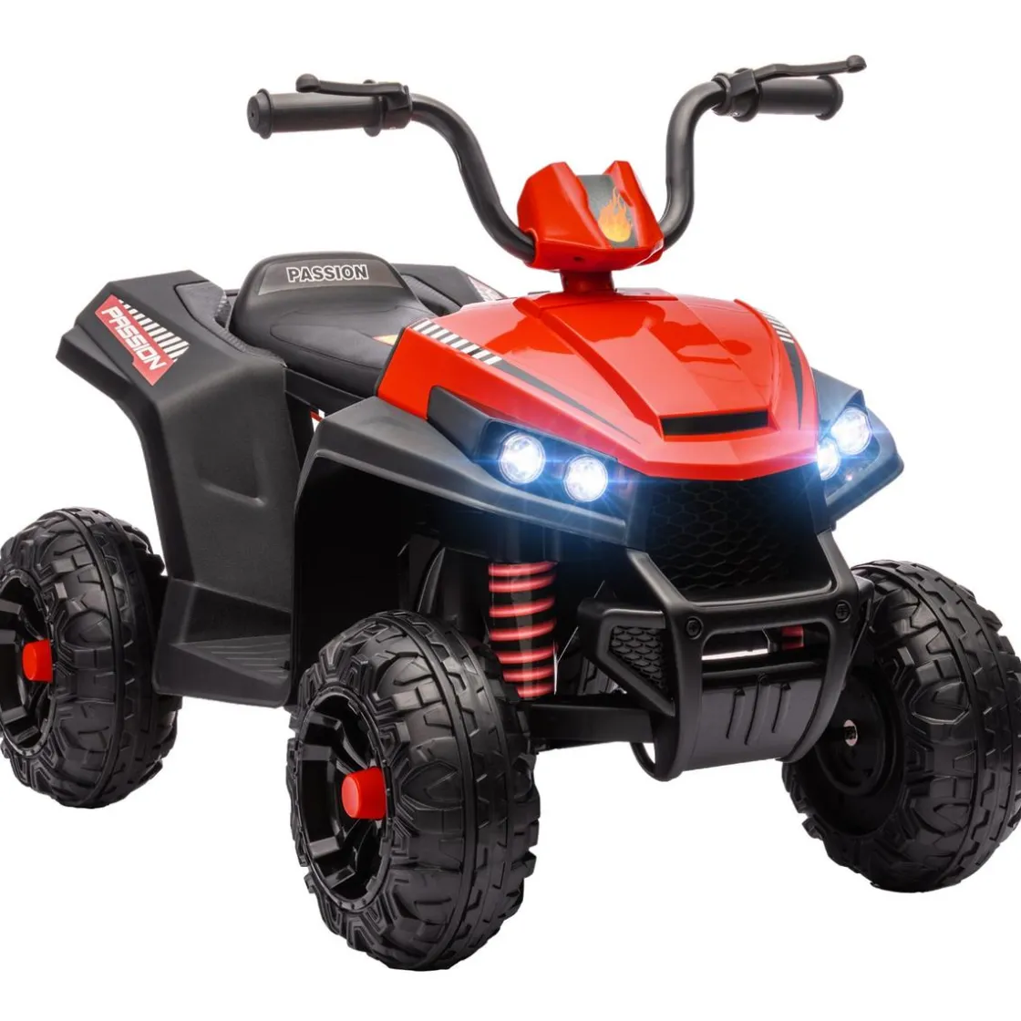 AIYAPLAY Quad eléctrico para niños Rojo y Negro* Vehículos De Batería O A Pedales