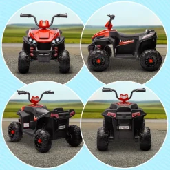 AIYAPLAY Quad eléctrico para niños Rojo y Negro* Vehículos De Batería O A Pedales