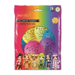 TOYS "R" US Rainbow High - 10 globos impresos