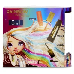 RAINBOW HIGH - Muñeca Hair Studio* Coleccionables Y Mini Mundos