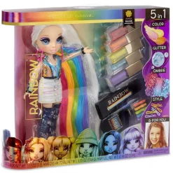 RAINBOW HIGH - Muñeca Hair Studio* Coleccionables Y Mini Mundos