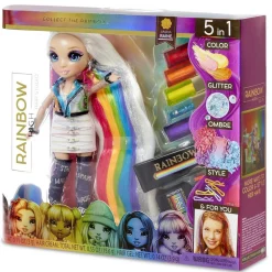 RAINBOW HIGH - Muñeca Hair Studio* Coleccionables Y Mini Mundos