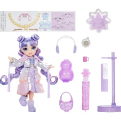 RAIMBOW HIGH Rainbow High - Violet Willow - Muñeca Winter Wonderland* Muñecas