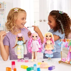 RAIMBOW HIGH Rainbow High - Watercolor & Create DIY - Muñeca ojos castaños