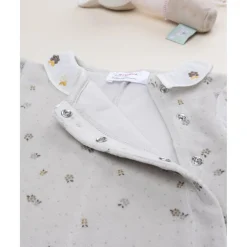 Prenatal Ranita niña marrón con flores allover