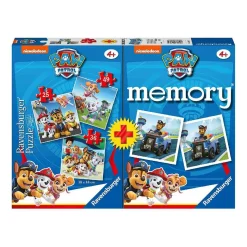 RAVENSBURGER IBÉRICA Ranvensburger-Patrulla Canina-Pack juego de memoria + 3 puzzles* Friki Zone|Juegos Y Puzzles