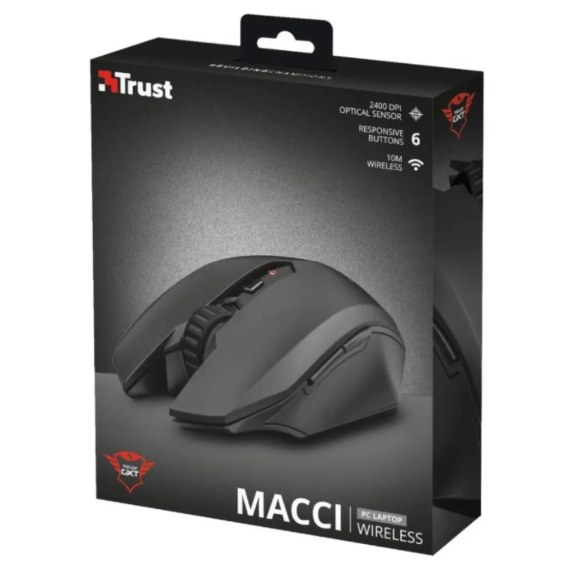 TOYS R US CE Ratón inalámbrico para Gaming Trust GXT115 Macci* Videojuegos