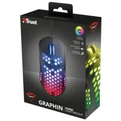 TOYS R US CE Ratón ligero para gaming RGB Trust GXT 960 Graphin Lightweight* Videojuegos