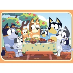 RAVENSBURGER IBÉRICA Ravensburger - 2 puzzles 24 piezas Bluey* Juegos Y Puzzles