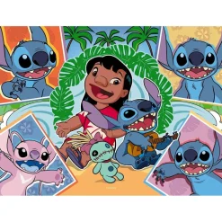 RAVENSBURGER IBÉRICA Ravensburger - 4 puzzles 100 piezas Stitch