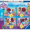 RAVENSBURGER - Ariel La Sirenita Puzzle 4 in a box* Juegos Y Puzzles