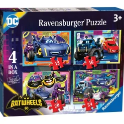 RAVENSBURGER - Batman - Batwheels Puzzle 4 in a Box