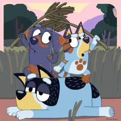 RAVENSBURGER IBÉRICA Ravensburger - Bluey - Puzzle infantil Ravensburger Bluey, 3x49 piezas ㅤ* Juegos Y Puzzles