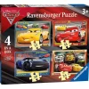 RAVENSBURGER - Cars - Puzzle 4 in a box* Juegos Y Puzzles
