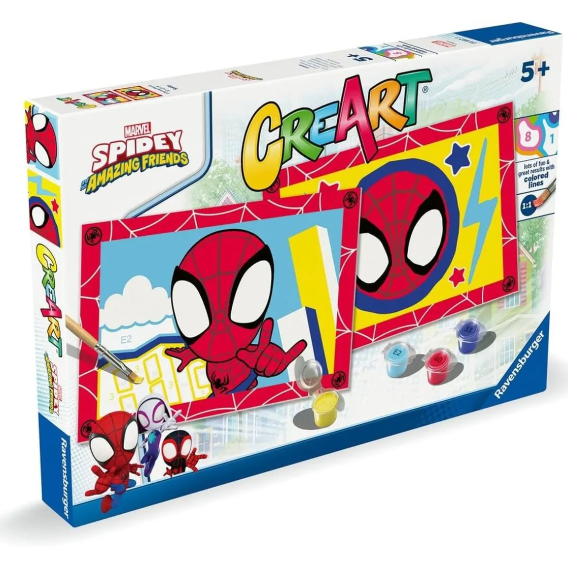 RAVENSBURGER IBÉRICA Ravensburger - CreArt Serie junior Spidey* Arte Y Manualidades