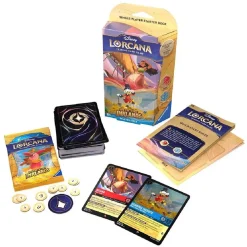 RAVENSBURGER IBÉRICA Ravensburger - Disney Lorcana - Baraja de Inicio Ruby/Sapphire (Inglés)* Juegos Y Puzzles