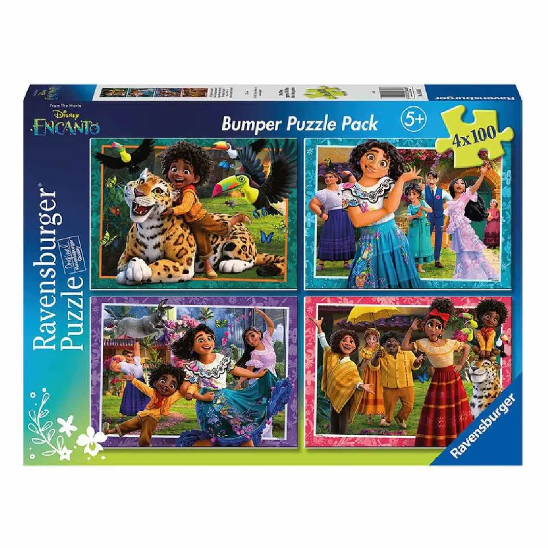 RAVENSBURGER IBÉRICA Ravensburger - Encanto - Pack 4 puzzles 100 piezas