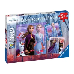 RAVENSBURGER - Frozen - Pack Puzzles 3x49 Piezas Frozen 2