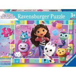 RAVENSBURGER IBÉRICA Ravensburger - Gabbys Dollhouse - Puzzle 35 piezas