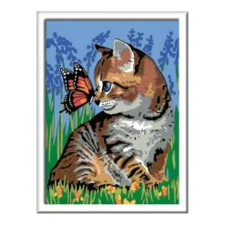 RAVENSBURGER IBÉRICA Ravensburger - Gatito y mariposa CreArt* Arte Y Manualidades