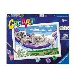 RAVENSBURGER IBÉRICA Ravensburger - Gatitos en la hamaca CreArt