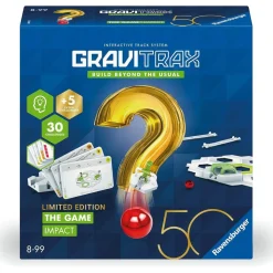 RAVENSBURGER IBÉRICA Ravensburger - Gravitrax The Game: Impact - 50° Triángulo Azul, Juego De Lógica, Pistas De Canicas, ㅤ