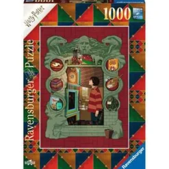 RAVENSBURGER IBÉRICA Ravensburger - Harry Potter - Puzzle 1000 piezas: Harry Potter en la casa de la familia Weasley ㅤ* Juegos Y Puzzles
