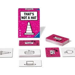 RAVENSBURGER IBÉRICA Ravensburger - Juego de cartas familiar That's not a hat: Versión Española ㅤ