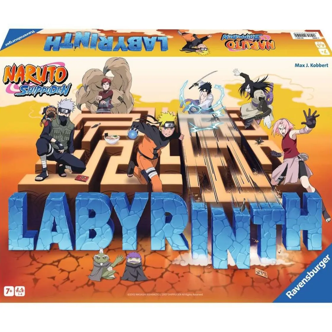 RAVENSBURGER IBÉRICA Ravensburger - Juego de mesa Laberinto Mágico Naruto Shippuden ㅤ