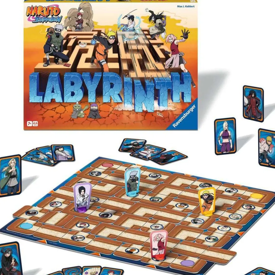 RAVENSBURGER IBÉRICA Ravensburger - Juego de mesa Laberinto Mágico Naruto Shippuden ㅤ