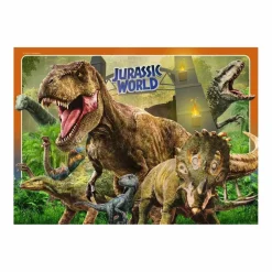 RAVENSBURGER IBÉRICA Ravensburger - Jurassic World - Pack 4 puzzles 100 piezas* Juegos Y Puzzles