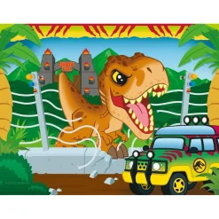 RAVENSBURGER - Jurassic World - Puzzle 4 in a box* Juegos Y Puzzles