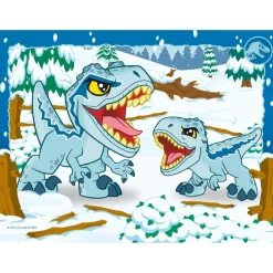 RAVENSBURGER - Jurassic World - Puzzle 4 in a box* Juegos Y Puzzles