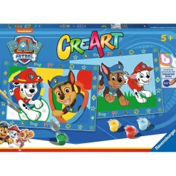 RAVENSBURGER IBÉRICA Ravensburger - Kit para pintar por números CreArt Serie Junior con dos tablas preimpresas y colores ㅤ