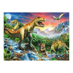 RAVENSBURGER IBÉRICA Ravensburger - La era de los dinosaurios - Puzzle 100 piezas XXL
