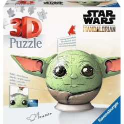 RAVENSBURGER IBÉRICA Ravensburger - Mandalorian - Puzzle 3D Grogu, 72 piezas ㅤ* Juegos Y Puzzles