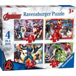 RAVENSBURGER IBÉRICA Ravensburger - Marvel Avengers - Puzzle progresivo* Juegos Y Puzzles