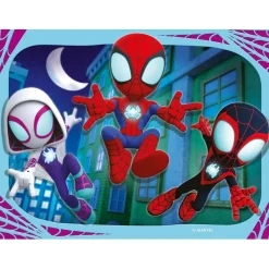 RAVENSBURGER - Marvel Spidey Amazing Friends - Puzzle 4 in a box* Juegos Y Puzzles
