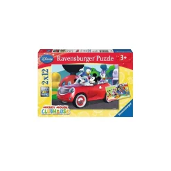 RAVENSBURGER IBÉRICA Ravensburger - Mickey Mouse - Pack puzzles 2x12 piezas Mickey y compañía* Juegos Y Puzzles