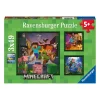 RAVENSBURGER IBÉRICA Ravensburger - Minecraft - Pack 3 puzzles 49 piezas