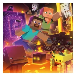 RAVENSBURGER IBÉRICA Ravensburger - Minecraft - Pack 3 puzzles 49 piezas