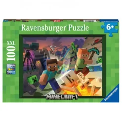 RAVENSBURGER IBÉRICA Ravensburger - Minecraft - Puzzle 100 piezas